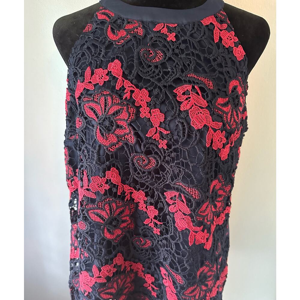 Banana Republic Floral Crochet Lined Tank Tank - Picture 3 of 6